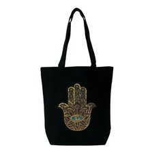 Load image into Gallery viewer, Evil Eye Canvas Bags - Hand Of Fatima