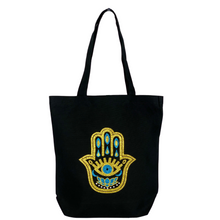 Load image into Gallery viewer, Evil Eye Canvas Bags - Hand Of Fatima