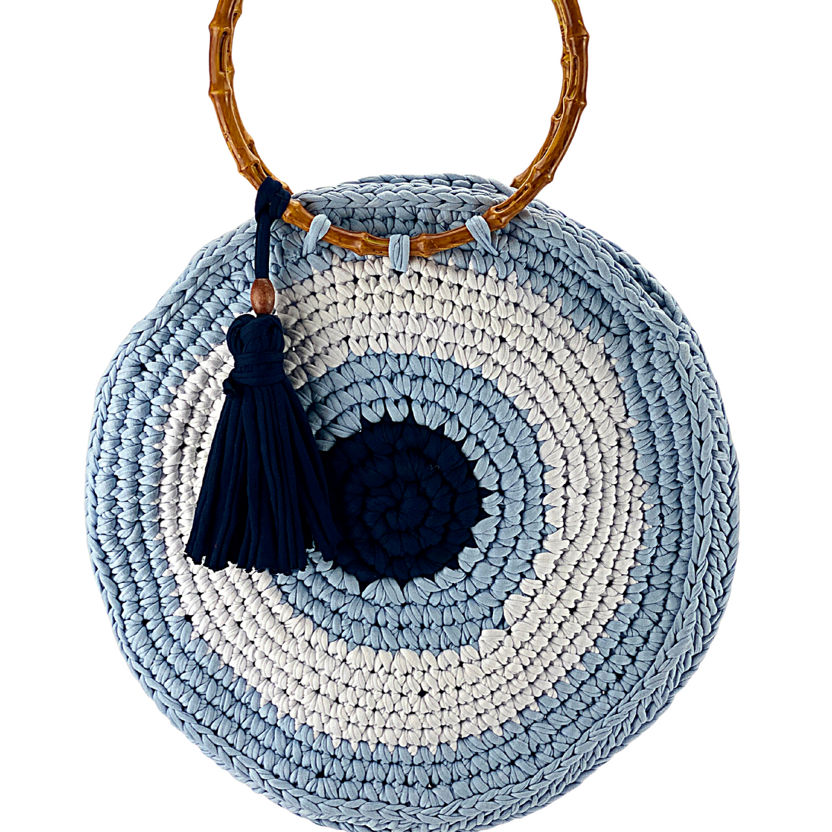 Crochet Bags Light Blue