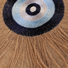 Load image into Gallery viewer, Evil Eye Fringe Tote