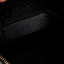 Load image into Gallery viewer, Hamsa Jute Clutch Inside Black Color