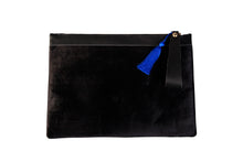 Load image into Gallery viewer, Nazar Velvet Clutch Back