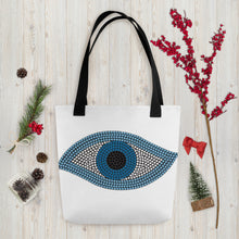 Load image into Gallery viewer, Evil Eye Tote bag