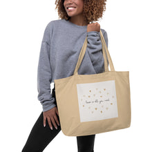 Load image into Gallery viewer, Large organic tote bag
