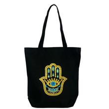 Load image into Gallery viewer, Evil Eye Canvas Bags - Hand Of Fatima
