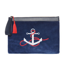 Load image into Gallery viewer, Anchor Velvet Clutch Rope

