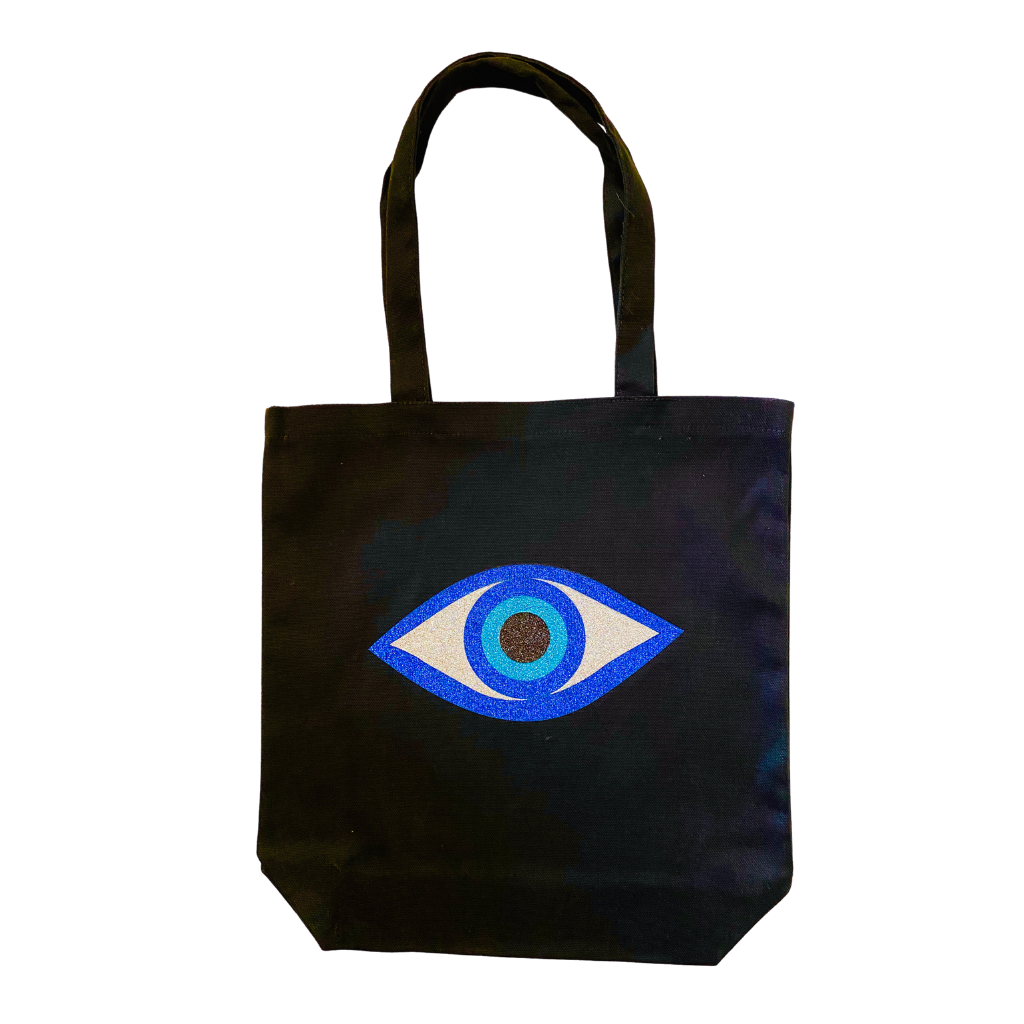 Glitter Eye Canvas Bag